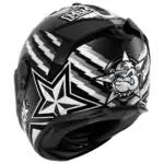 קסדה מלאה SHARK Spartan GT Carbon Replica Redding שחור לבן מט – תמונה 2