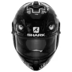 קסדה מלאה SHARK Spartan GT Carbon Replica Redding שחור לבן מט – תמונה 3