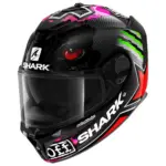 קסדה מלאה SHARK Spartan GT Carbon רפליקה Redding בגווני קרבון, אדום, ירוק וורוד