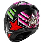 קסדה מלאה SHARK Spartan GT Carbon Replica Redding אדום ירוק – תמונה 2