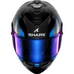 קסדה מלאה SHARK Spartan GT Pro Carbon Kultram שחור כחול – תמונה 3