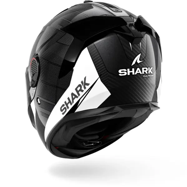 קסדה מלאה SHARK Spartan GT Pro Carbon Kultram שחור לבן – תמונה 2
