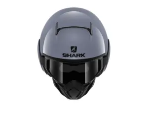 קסדה פתוחה עם מסכה SHARK Street Drak אפור – תמונה 3