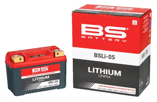 מצבר ליתיום LiFePO4 לאופנוע BS BATTERY BSLi-05 – תמונה 2