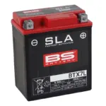 מצבר BS BATTERY BTX7L SLA בצבע שחור-אדום