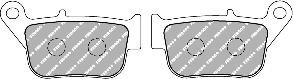 שרטוט רפידות בלם FERODO FDB2279 שרטוט רפידות בלם FERODO FDB2279