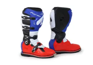 מגף רכיבת שטח FORMA Terrain Evolution TX אדום כחול לבן – תמונה 2