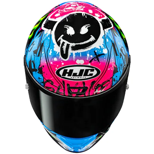 קסדה מלאה HJC RPHA 1 Quartararo Le Mans 2024 כחול/ורוד/שחור – תמונה 2