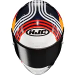 קסדה מלאה HJC RPHA 1 Red Bull Austin GP לבן/כחול/אדום – תמונה 2