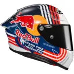 קסדה מלאה HJC RPHA 1 Red Bull Austin GP לבן/כחול/אדום – תמונה 3