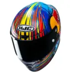 קסדה מלאה HJC RPHA 1 Red Bull Jerez GP כחול/אדום/צהוב – תמונה 2