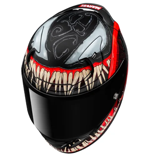 קסדה מלאה HJC RPHA 12 Venom 3 Marvel שחור/אדום – תמונה 2