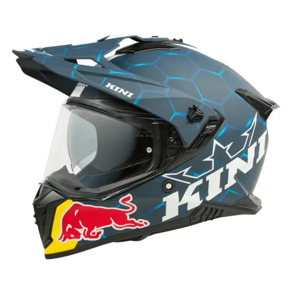 קסדת אדוונצ'ר KINI Red Bull ADV X 2.0 כחול/לבן – תמונה 2