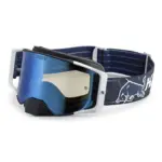 משקפי אבק KINI Red Bull Competition V2.5 עם רצועה כחולה ועדשת מראה כחולה