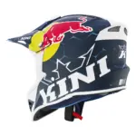 קסדת שטח KINI Red Bull Competition כחול כהה/לבן – תמונה 2