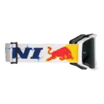 משקפי אבק לשטח KINI Red Bull MX3 1.0 לבן עם עדשה כהה – תמונה 2