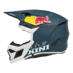 קסדת שטח KINI Red Bull MX3 1.0 כחול/לבן – תמונה 3