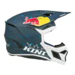קסדת שטח KINI Red Bull MX3 1.0 כחול/לבן – תמונה 4