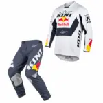 חליפת רכיבת שטח KINI Red Bull MXC 1.0 בצבע לבן וכחול