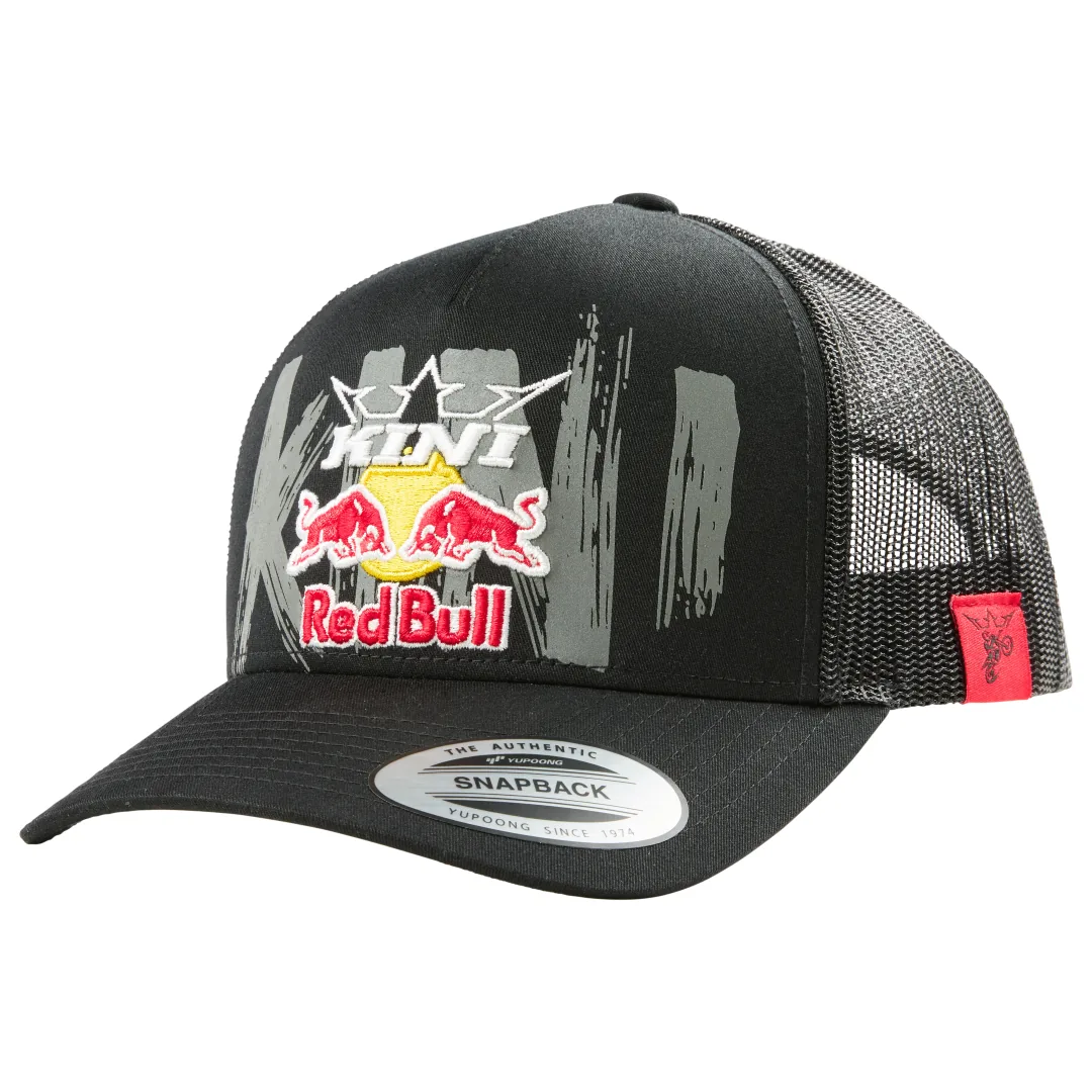 כובע טראקר KINI Red Bull TR 2.0 אפור פחם עם גב רשת כובע טראקר KINI Red Bull TR 2.0 אפור פחם עם גב רשת