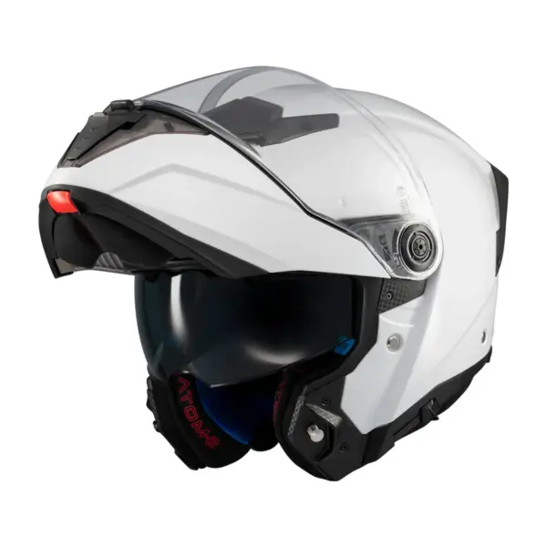קסדה נפתחת MT Atom 2 SV בצבע לבן מבריק