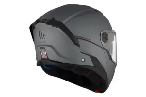 קסדה נפתחת MT Atom 2 SV אפור בטון מט – תמונה 6