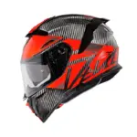קסדה מלאה PREMIER Devil Carbon MN 2 קרבון אדום – תמונה 2
