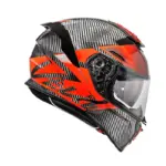 קסדה מלאה PREMIER Devil Carbon MN 2 קרבון אדום – תמונה 3