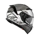 קסדה מלאה PREMIER Devil Carbon MN 8 קרבון לבן – תמונה 2