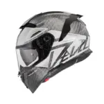 קסדה מלאה PREMIER Devil Carbon MN 8 קרבון לבן – תמונה 3