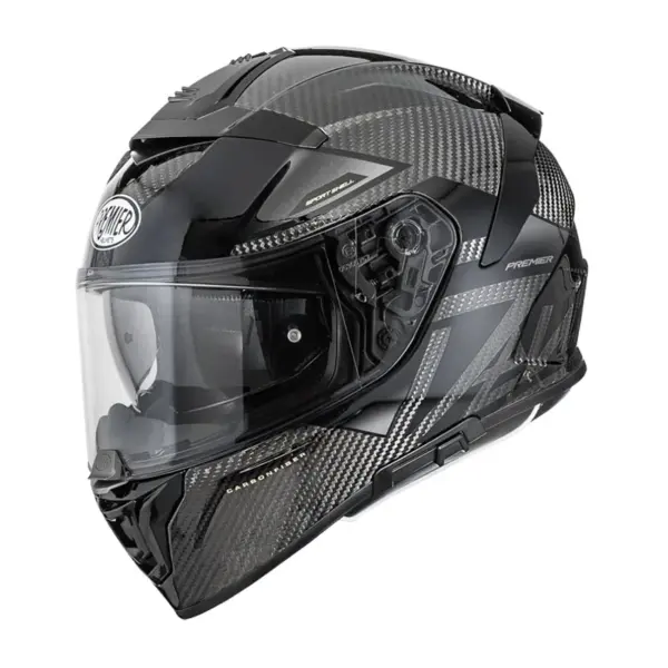 קסדה מלאה PREMIER Devil Carbon MN 9 פחמן ושחור