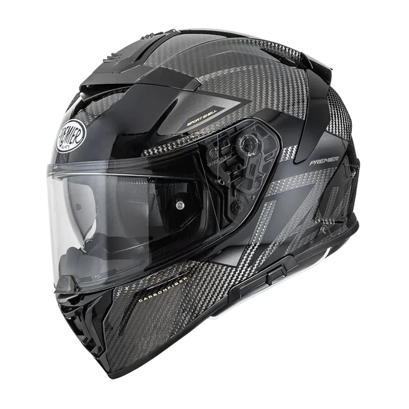 קסדה מלאה PREMIER Devil Carbon MN 9 פחמן ושחור קסדה מלאה PREMIER Devil Carbon MN 9 פחמן ושחור