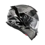 קסדה מלאה PREMIER Devil Carbon MN 9 קרבון שחור – תמונה 2