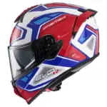 קסדה מלאה PREMIER Evoluzione RR 13 אדום כחול לבן – תמונה 2