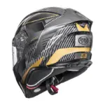 קסדה מלאה PREMIER Hyper Carbon TK 19 שחור זהב – תמונה 3