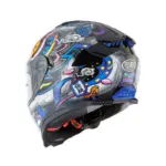 קסדה מלאה PREMIER Typhoon LY 18 כחול – תמונה 4