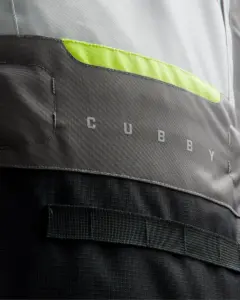 מעיל רכיבה אדוונצ'ר REBELHORN Cubby V אפור בהיר צהוב זוהר – תמונה 8
