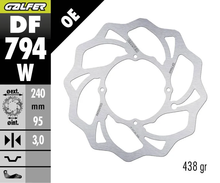 דיסק בלם Galfer Wave DF794W דיסק בלם Galfer Wave DF794W