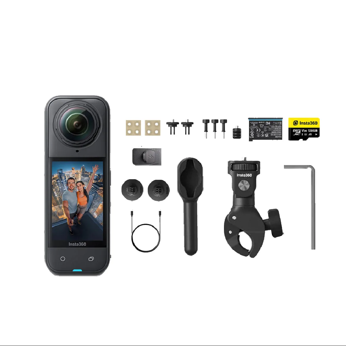 קיט מצלמת 360 לאופנוע Insta360 X5 Motorcycle Kit קיט מצלמת 360 לאופנוע Insta360 X5 Motorcycle Kit