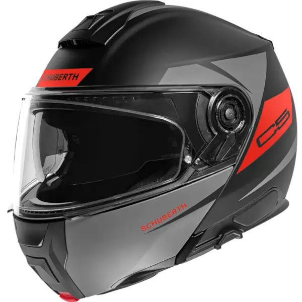 קסדה מתרוממת SCHUBERTH C5 Eclipse Anthracite אפור אנתרציט ואדום – תמונה 2