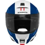 קסדה מתרוממת SCHUBERTH C5 Master Blue לבן, כחול ואדום – תמונה 5