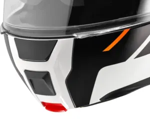 קסדה מתרוממת SCHUBERTH C5 Master Orange לבן, שחור וכתום – תמונה 3