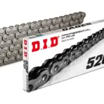 שרשרת D.I.D 520VO בגימור פלדה עם האריזה