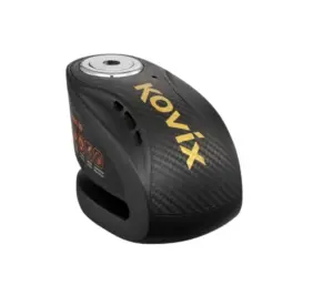 מנעול דיסק עם אזעקה KOVIX KNX10 שחור כתום