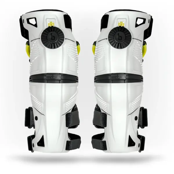 ברייס ברכיים Mobius X8 לבן צהוב