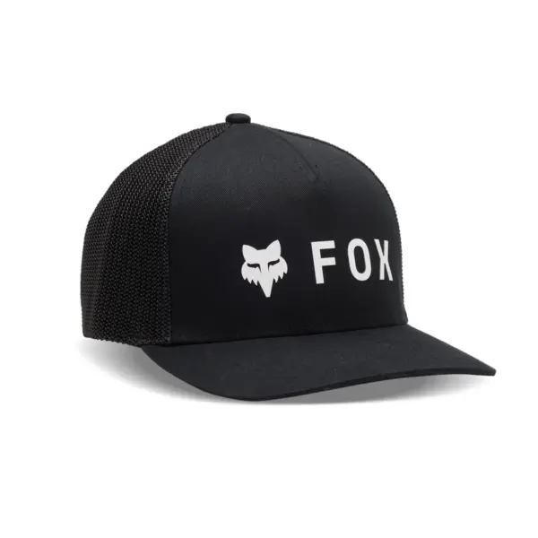 כובע מצחייה פוקס FOX Absolute Flexfit בצבע שחור