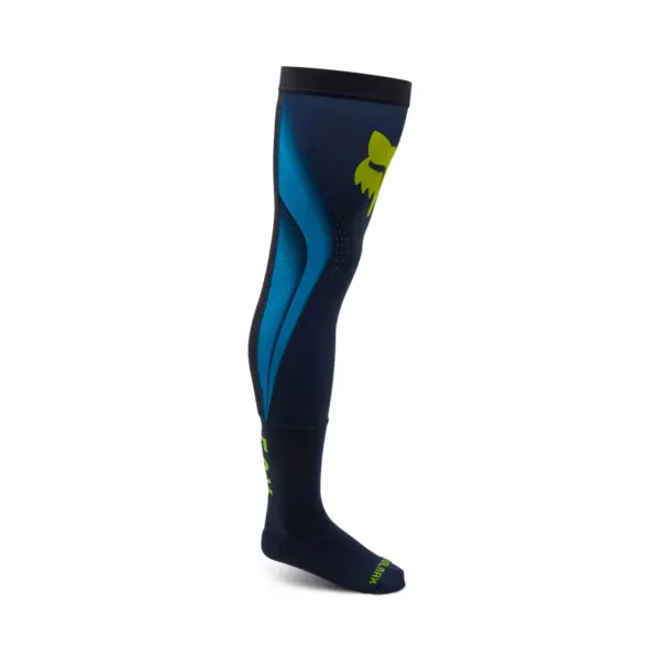 גרבי רכיבת שטח פוקס FOX Flexair Knee Brace בצבע צהוב זוהר
