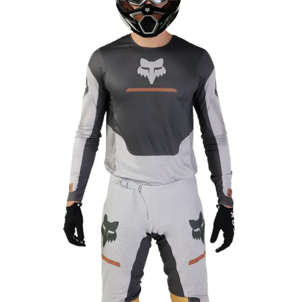 חליפת רכיבת שטח פוקס FOX Flexair Optical אפור פלדה – תמונה 2
