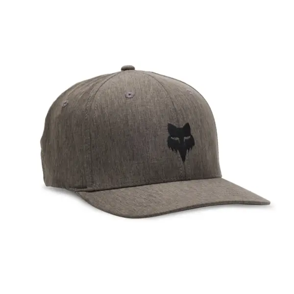 כובע מצחייה פוקס FOX Fox Head Select Flexfit בצבע שחור-אפור פחם