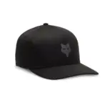 כובע מצחייה פוקס FOX Fox Head Tech Flexfit בצבע שחור-אפור פחם